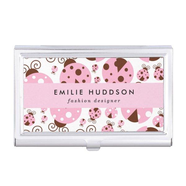 Pattern Of Ladybugs, Cute Ladybugs, Pink Ladybugs  Case