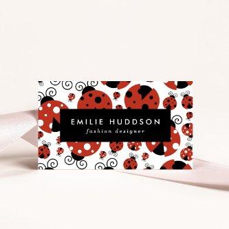 Pattern Of Ladybugs, Cute Ladybugs, Red Ladybugs