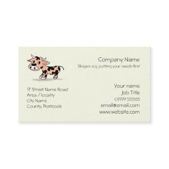 Patterned Cartoon Cow logo