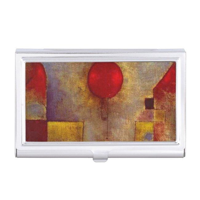 Paul Klee Red Balloon Abstract Colorful Art Holder