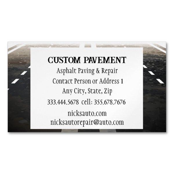 Paving, Asphalt, Roads pavement  Magnet