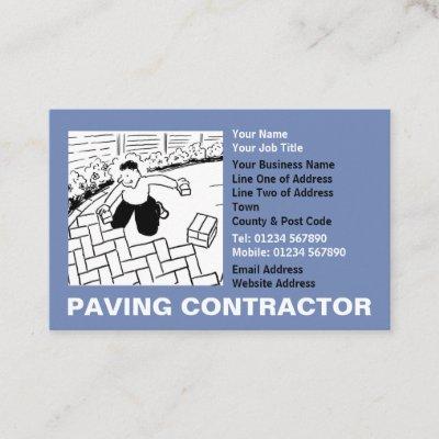 Paving Contractor Cartoon
