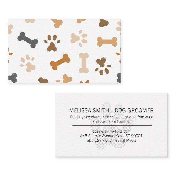 Paw and Bone Print