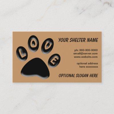 Paw Print , for shelters, rescue, vet