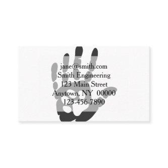 Paw print in the hand - Choose background color