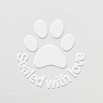 Paw Print Sealed with love Embosser