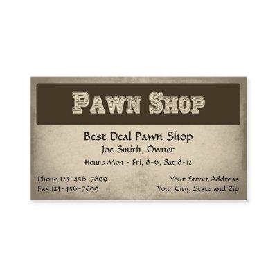 Pawn Shop