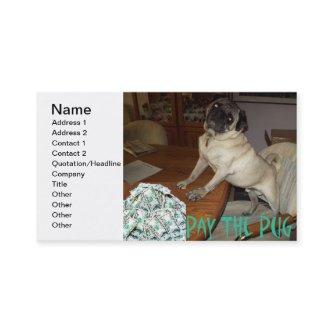 Pay the Pug Card