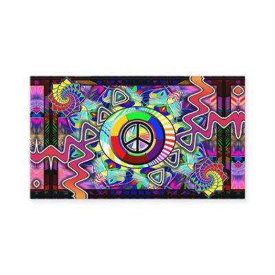 Peace Sign Abstract Art