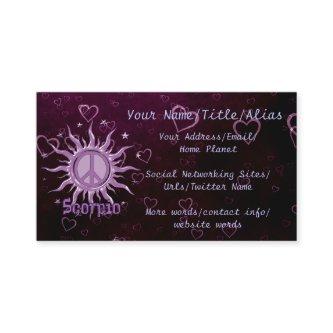 Peace Sun Scorpio
