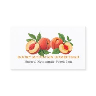 Peach Botanical Illustration