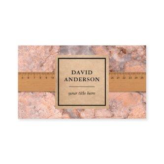 Peach Marble Granite Splashback Kitchen Countertop
