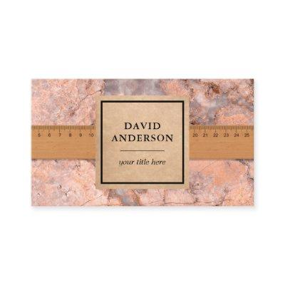 Peach Marble Granite Splashback Kitchen Countertop