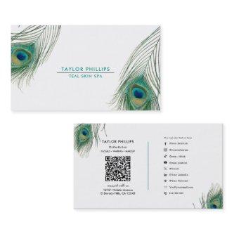 Peacock Feather Boho Elegant