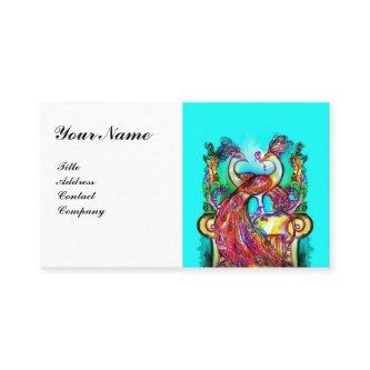 PEACOCKS IN LOVE MONOGRAM,Red White Blue Wedding