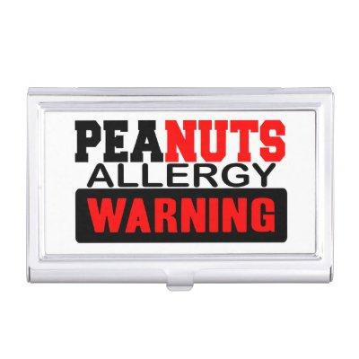 Peanuts Allergy Warning  Holder