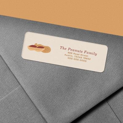 Peanuts Return Address Label