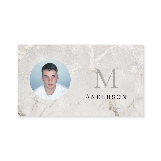 Pearl Marble Masculine photo qrcode