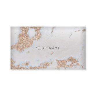 Pearly Ivory Silver Beige Gray Marble Glam Vip