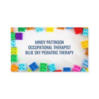 Pediatric Occupational Therapist Building Blocks