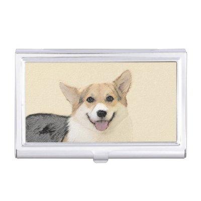 Pembroke Welsh Corgi Painting - Original Dog Art  Case