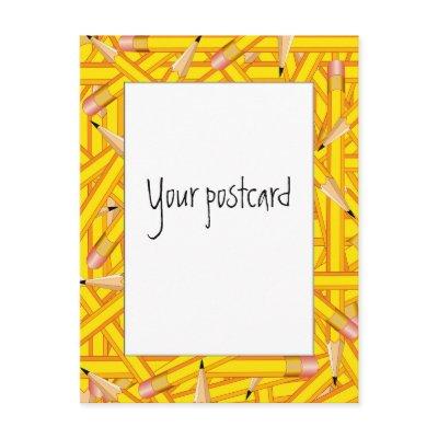 Pencils Frames Postcard