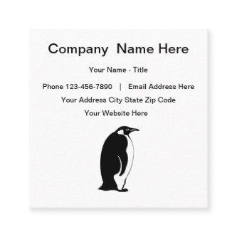 Penguin Logo Unique Square