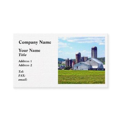 Pennsylvania Farm With Silos