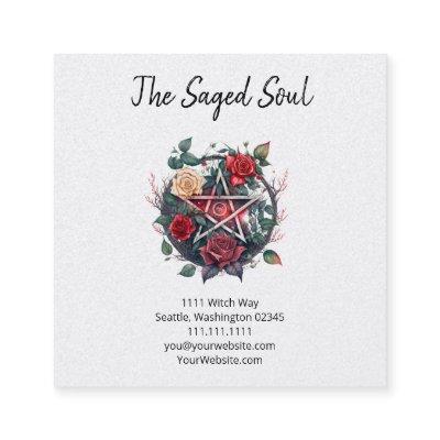 Pentagram and Roses Square