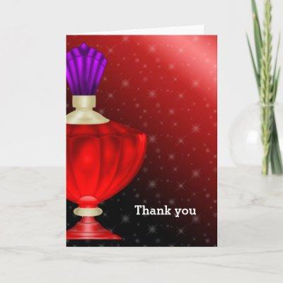 Perfume Thank You Card