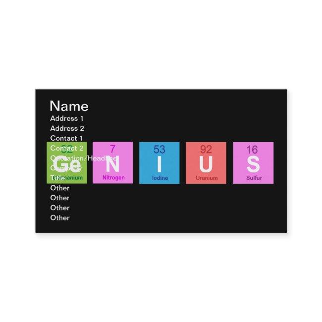 Periodic table chemistry fun