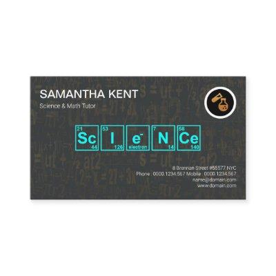 Periodic Table Science Elements Math Formula Cover