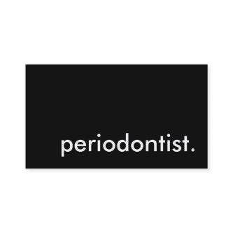 periodontist.
