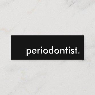 periodontist. mini