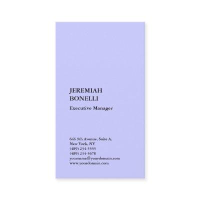Periwinkle blue minimalist modern premium silk