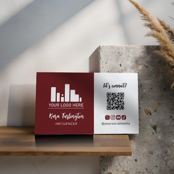 Persian Plum Logo QR Code Photo Social Media