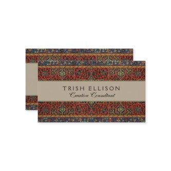 Persian Rug Carpet Red Blue Classic