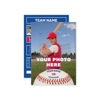 Personal Baseball Card  (Customized Batter Stats)