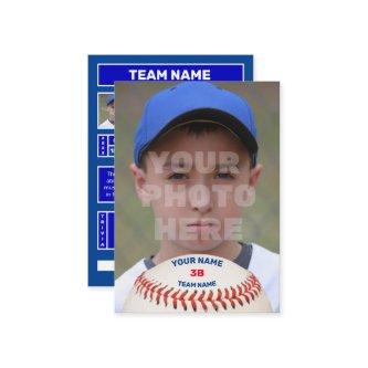 Personal Baseball Card  (Customized Batter Stats)