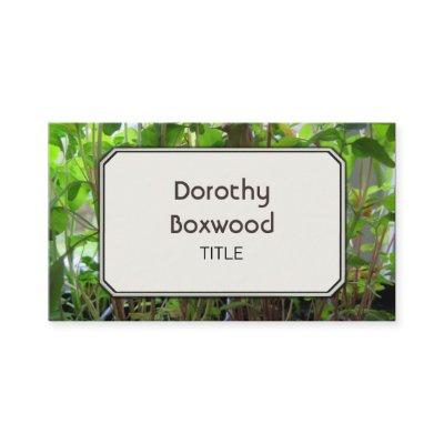 Personal Botanical Plants Seedlings Customizable