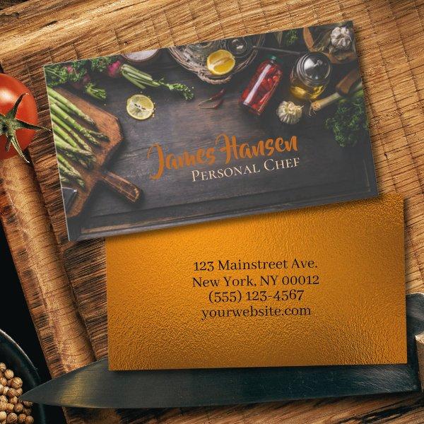 Personal Chef Catering Vegetables & Herbs Design