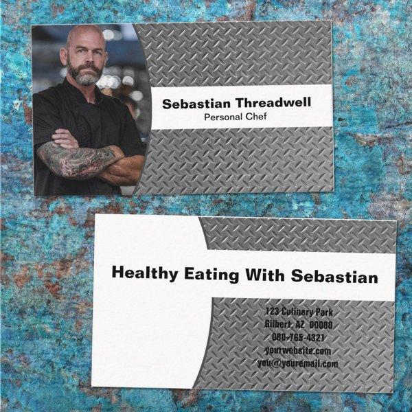 Personal Chef Diamond Plate Custom Photo