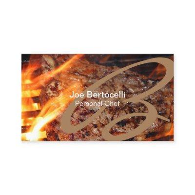 Personal Chef Monogram Grilled Steak Food Service