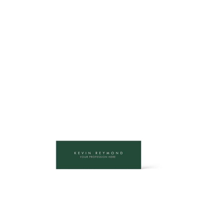 Personal Minimal Basic Simple Professional Green Mini