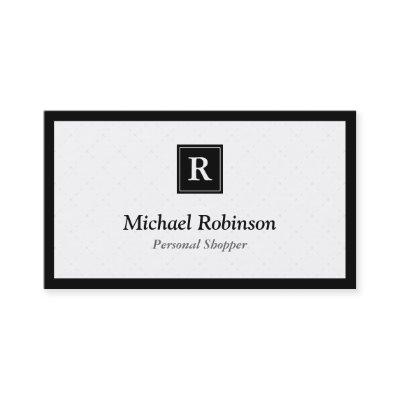 Personal Shopper - Simple Elegant Monogram
