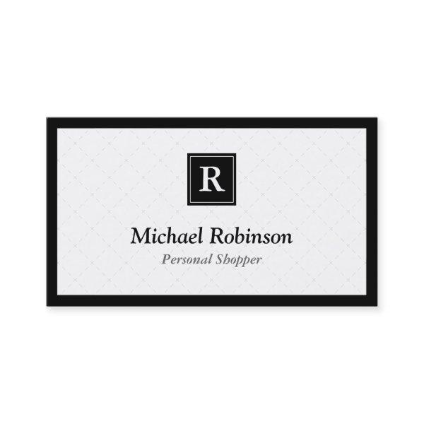 Personal Shopper - Simple Elegant Monogram