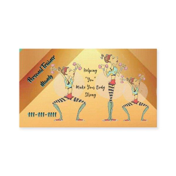 Personal Trainer 3.5" x 2.0"