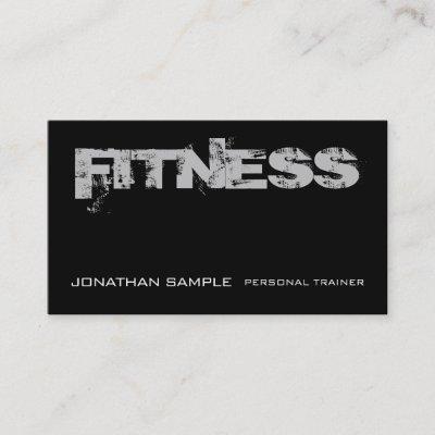 Personal Trainer Fitness Coach Trendy Plain Luxury