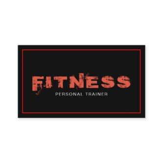 Personal Trainer Fitness Elegant Modern Plain