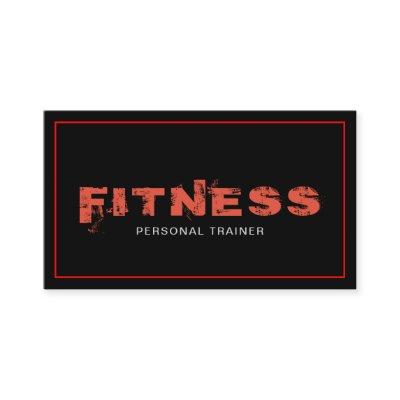 Personal Trainer Fitness Elegant Modern Plain
